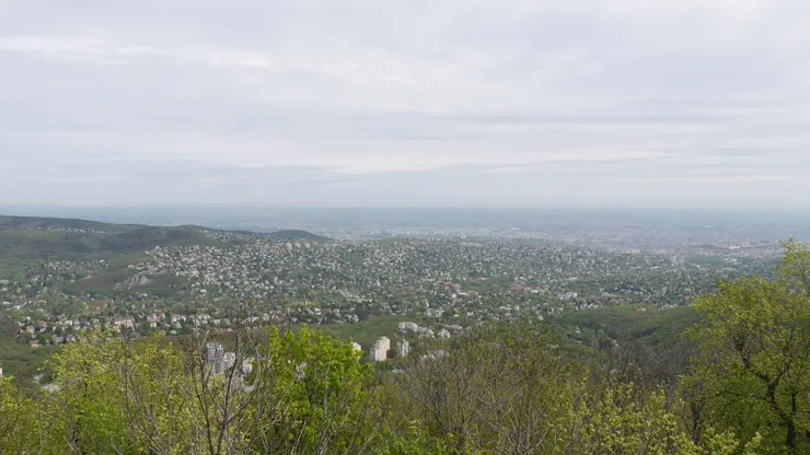 不過視野很好，已經可以看到完整的布達佩斯市區