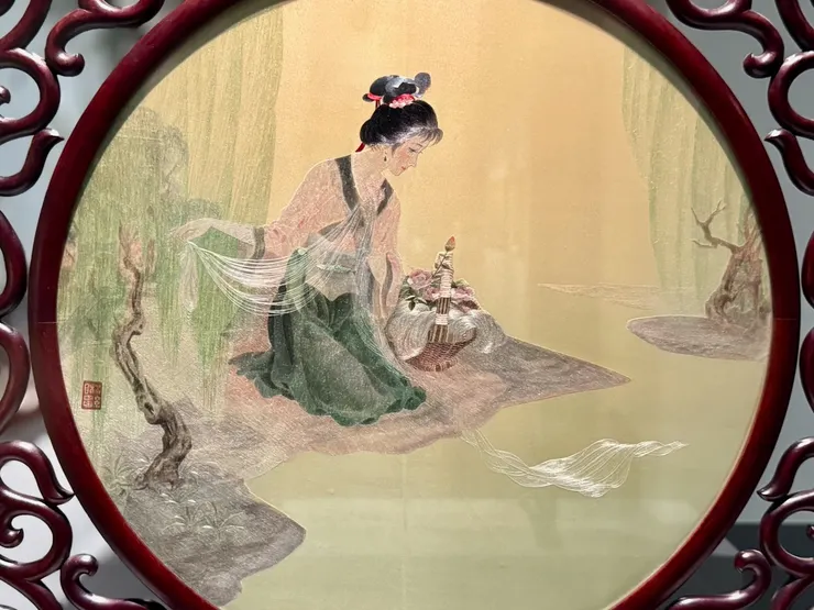 西施浣紗：正面，朝為越溪女（北漂。長住拍攝）