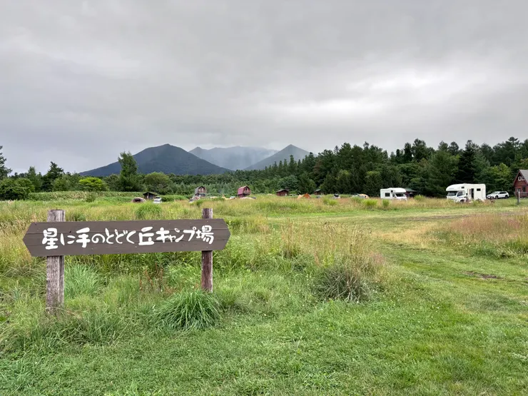 大自然裡面的露營場