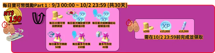 極巨一堂月票 part1