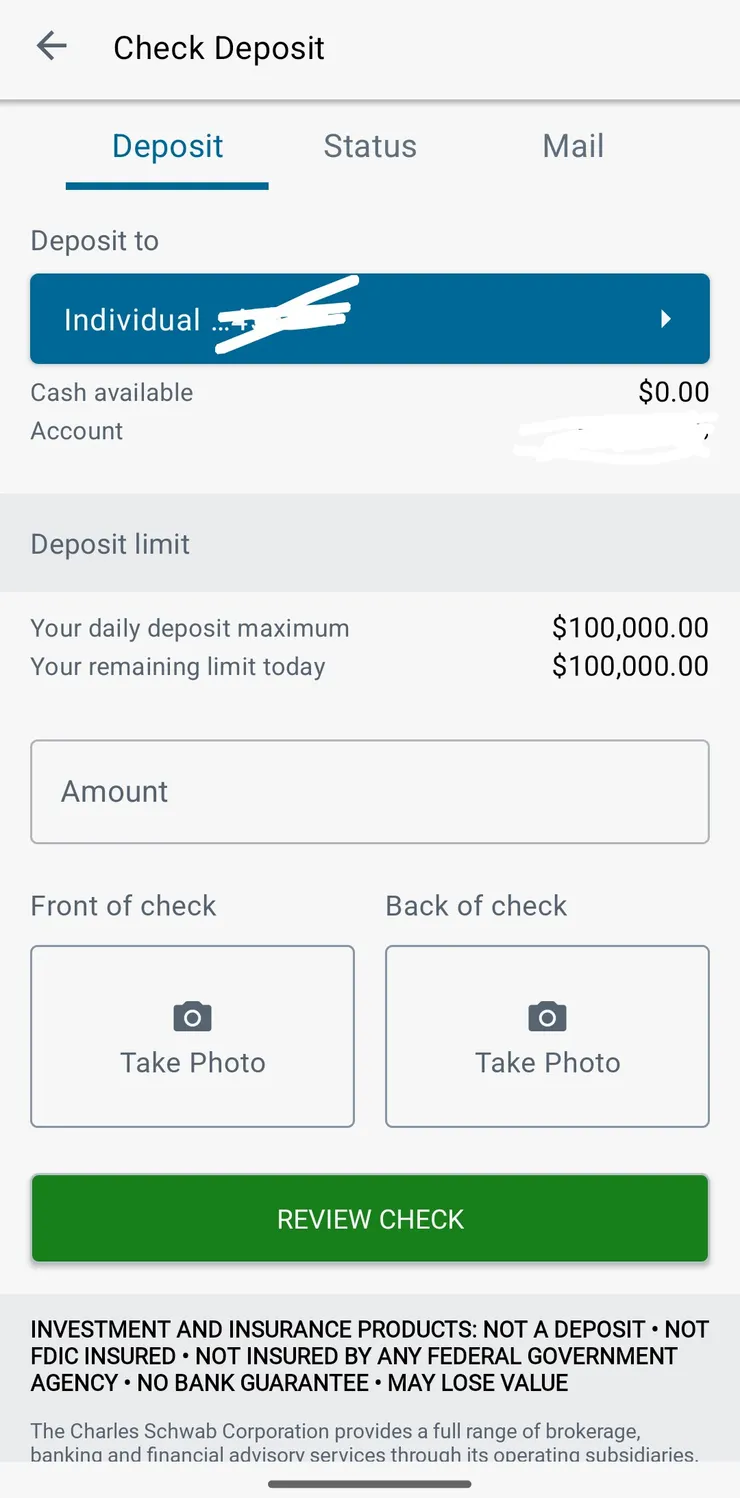 如何票匯入Charles Schwab帳戶