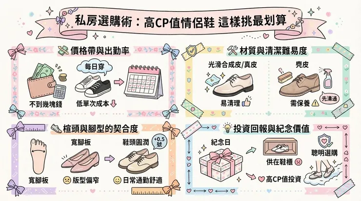 私房選購術：低調默契情侶鞋 這樣挑最划算
