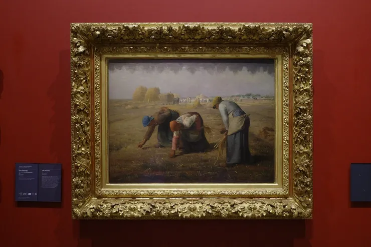 米勒(Jean-François Millet) 《拾穗》 (The Gleaners)。