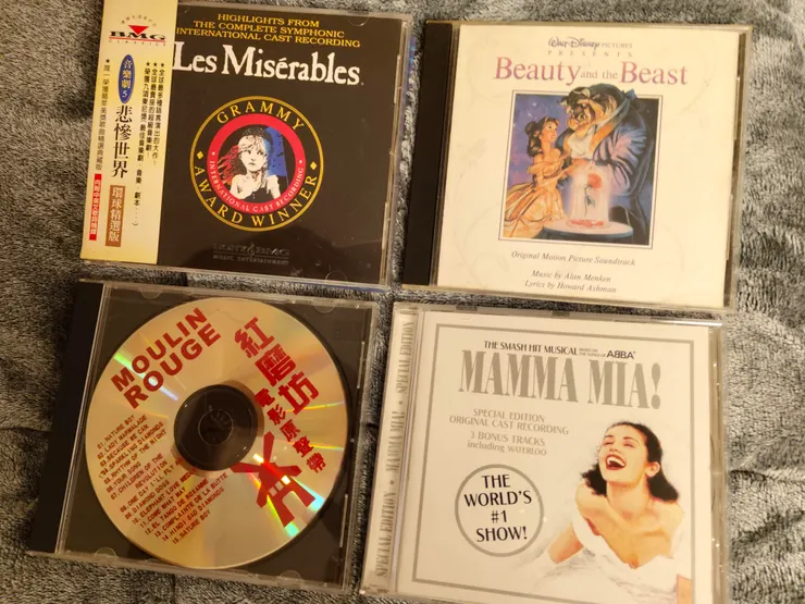 幾張跟音樂劇相關電影的原聲帶