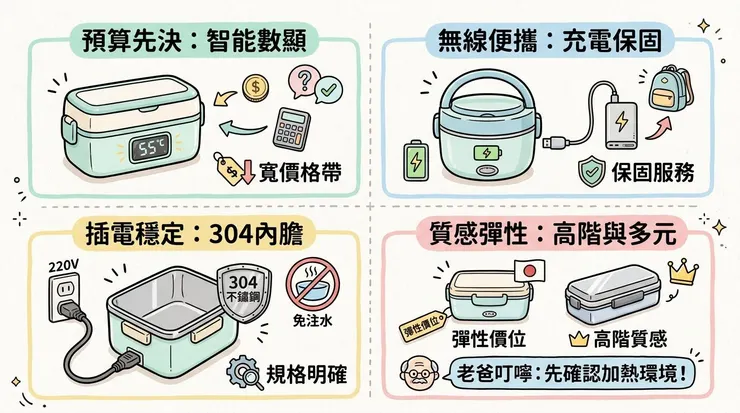 直接抄作業！老爸的 2026 電熱便當盒避坑快選單