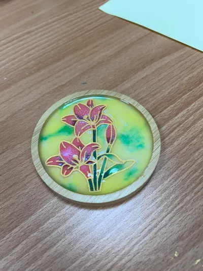 免燒掐絲琺琅杯墊（團課作品）