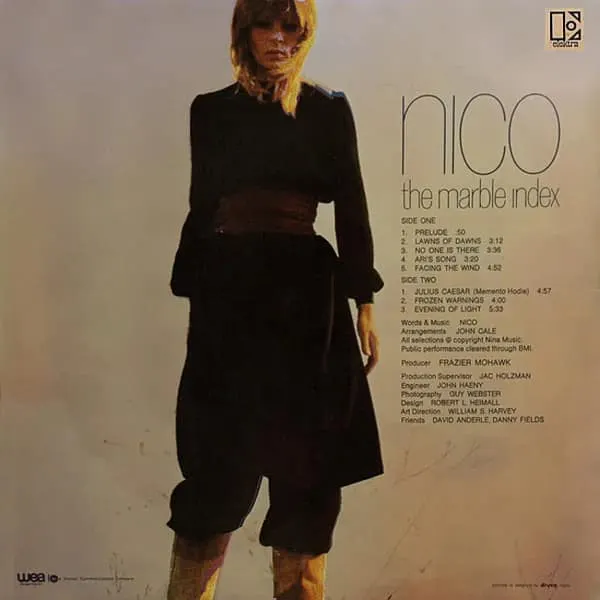 《 The Marble Index 》封底