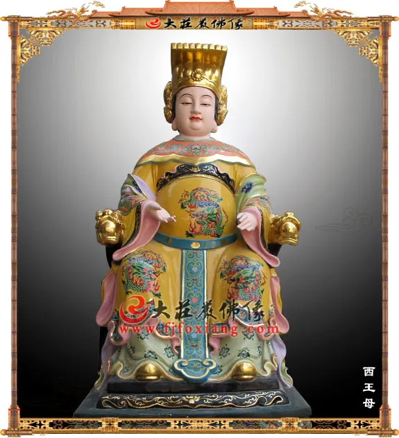 王母娘娘彩繪神像