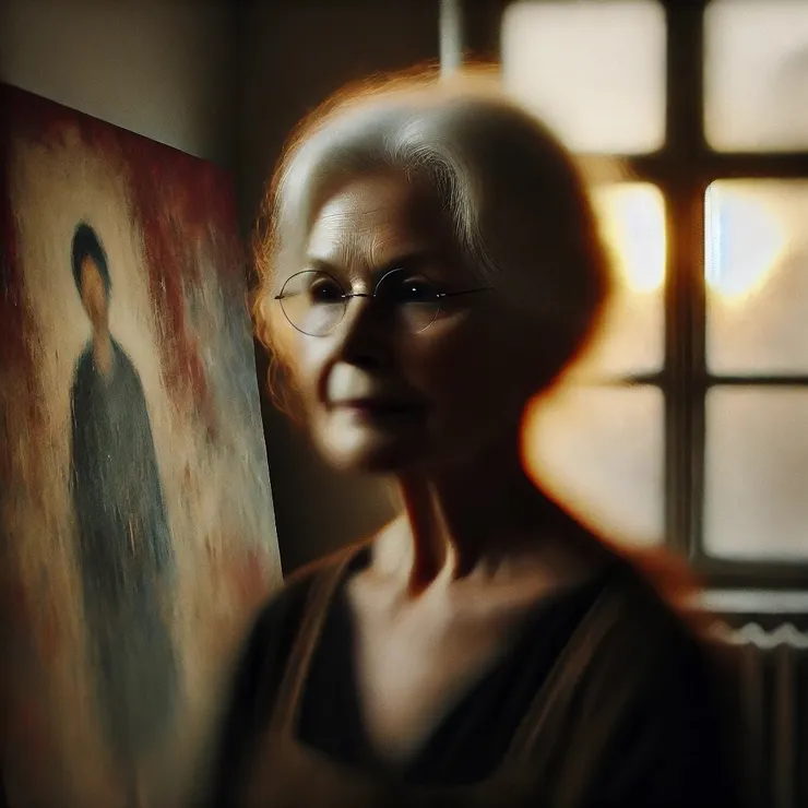 As Jane gazed deeper into the image, her thoughts wandered to the people who might have once known this figure intimately.