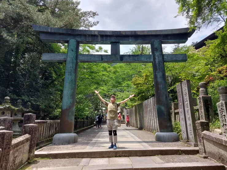 走到平坦路段拍張照可以緩口氣