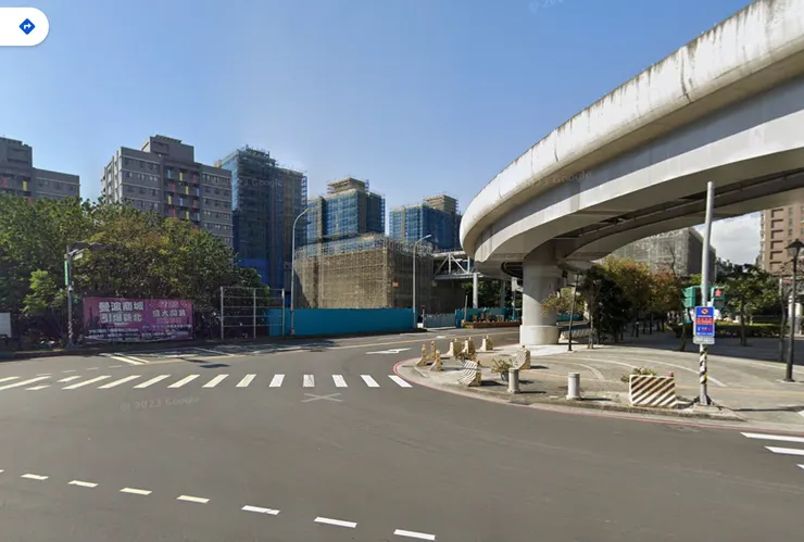 捷運三鶯線三峽站及國光段社會住宅(圖/google街景)