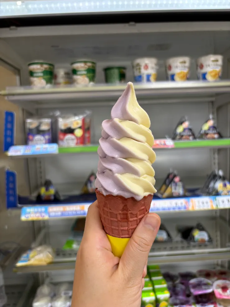 全家｜青森蘋果搭配藍莓霜淇淋