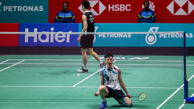 林俊易擊敗李詩灃，闖進大馬賽4強。圖：BWF