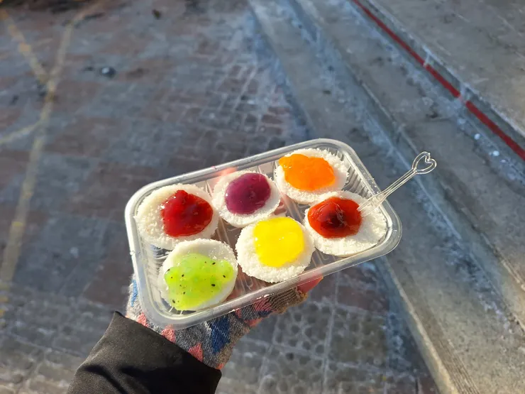 在天津買的熟梨糕