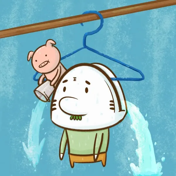 下雨天帶來的潮濕~虎吉&豚福