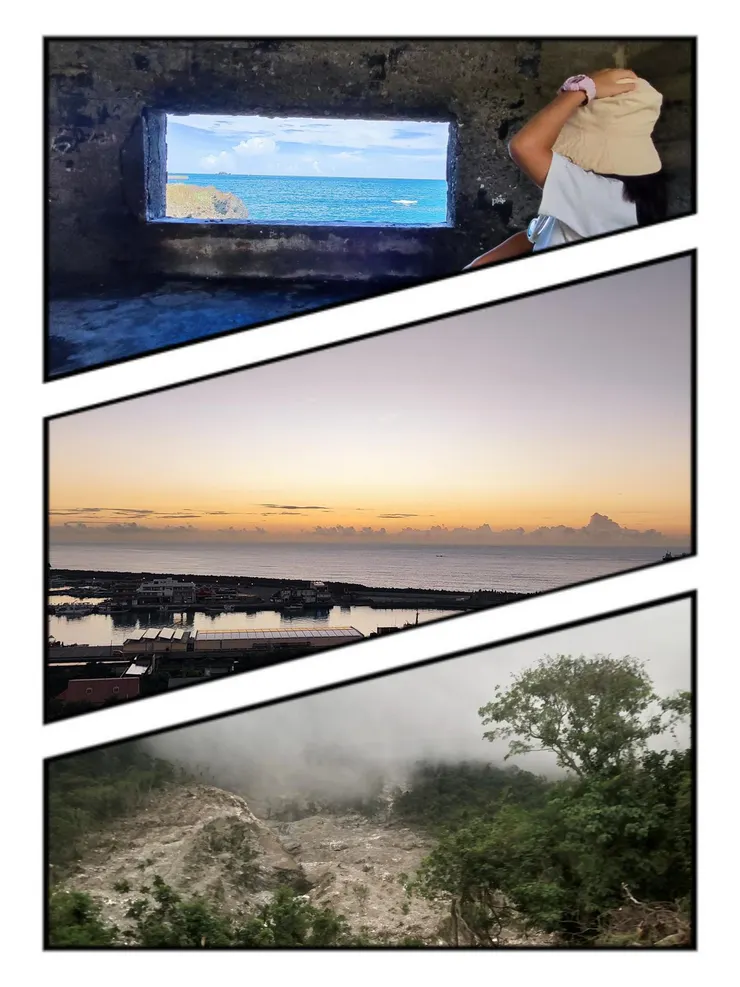 豆腐岬／花蓮港夕陽／崇德山壁