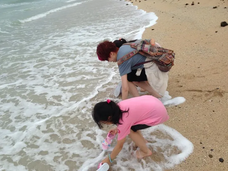 女孩們的旅澎記憶中，總是少不了沙灘
