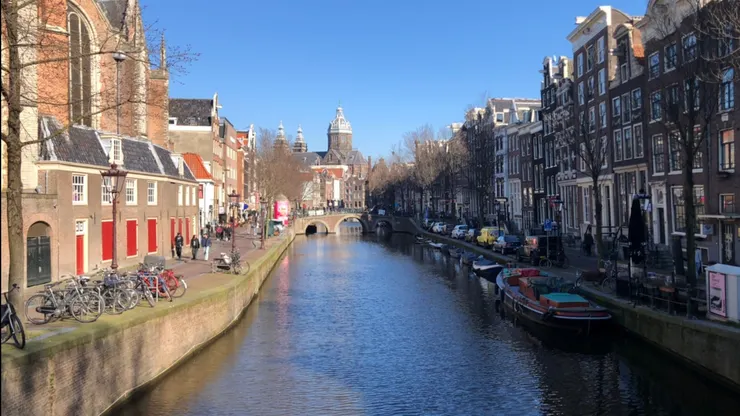 阿姆斯特丹運河美景