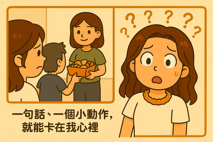 這些看似平常不過的小事,卻會突然深深扎中我最深處的痛點,隱隱作痛。想忽略、想不承認都不行,即使硬壓下去,也只是等著在某個合適的時間,再次提醒我—它的確存在著。」