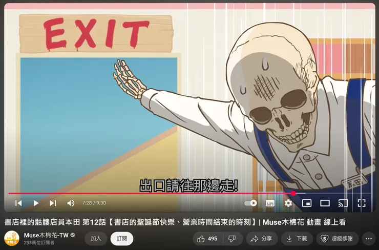 本田在晚班時會負責門口，告訴客人們即將打烊不能再入店了。