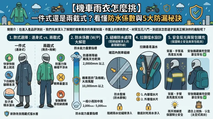 機車雨衣怎麼挑