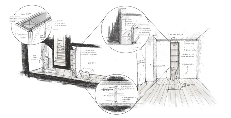 ITCH工作室 | 首爾東大門簡約風格街角住宅翻新設計，34樓