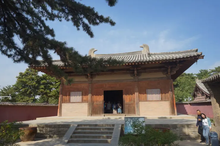 唐代，忻州南禪寺大殿，歇山頂，作者自攝