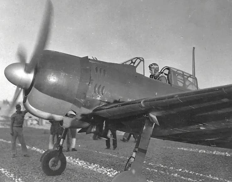 「零式俱樂部」首名成員艾利森正測試 3372號 © US Army Air Corps