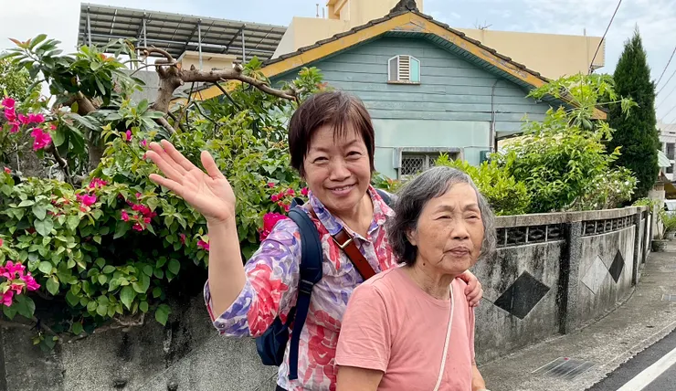 第一次拜訪四堂姊嘉義水上的家