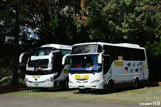 假日開行的252路公車是園區唯一的大眾運輸工具