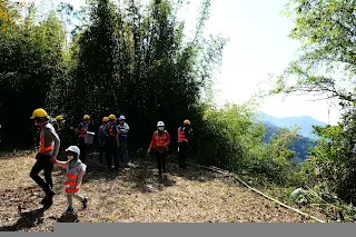 在工作人員協助下，見晴台變得十分寬敞