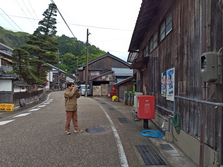 清晨的伊根老街道