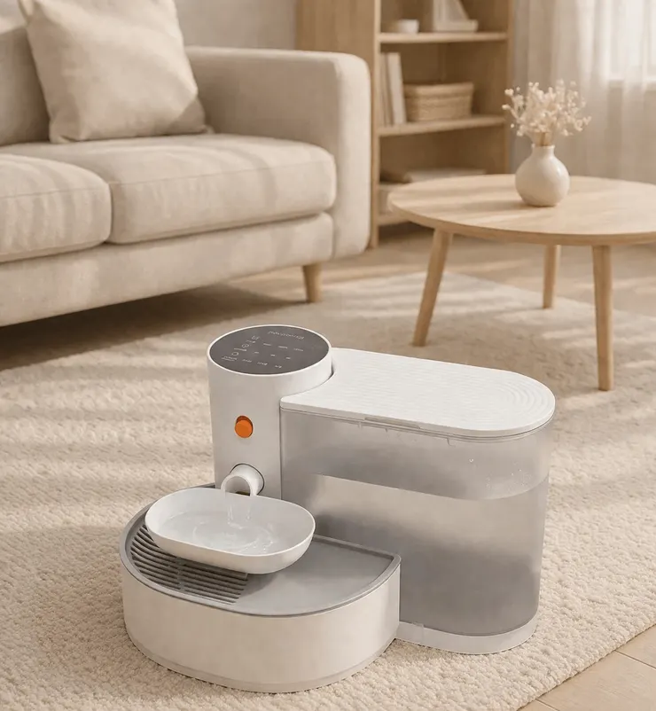 無線傾倒式寵物飲水機