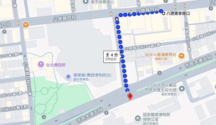 八德東寧路口公車站位置圖
