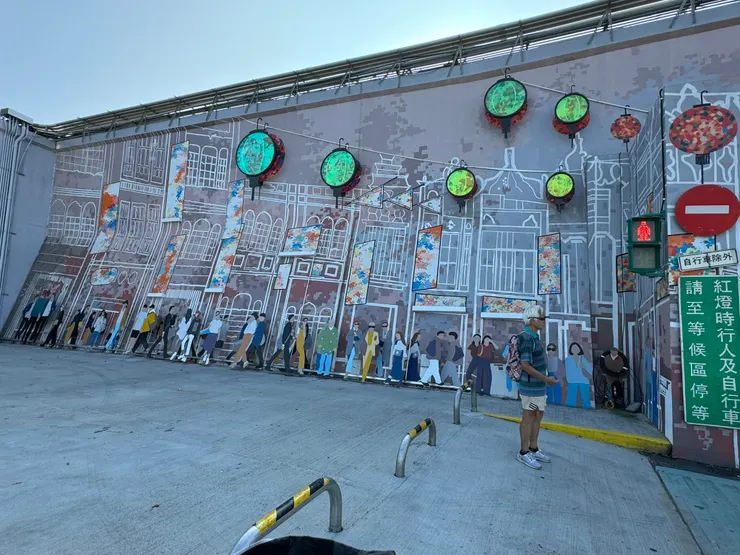 大稻埕碼頭（感覺很多人，實際上…呵呵🤭）