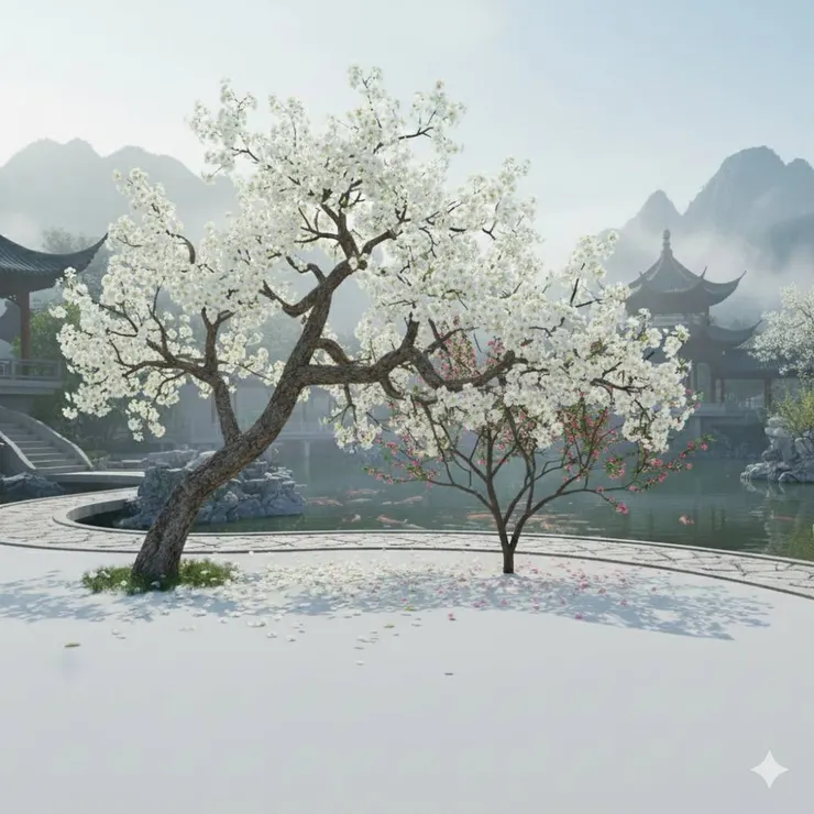  一樹梨花壓海棠