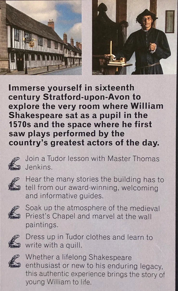 此文宣是當地觀光局提供的紙本資訊