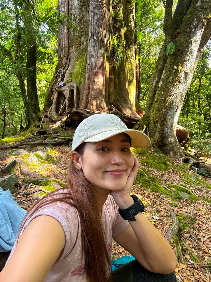 這趟只帶麵包沒有吃白飯，覺得走起路來力不從心，我果然是做工的人，吃白米飯才有體力！