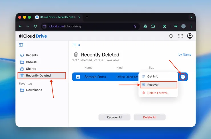 mac最近刪除恢復