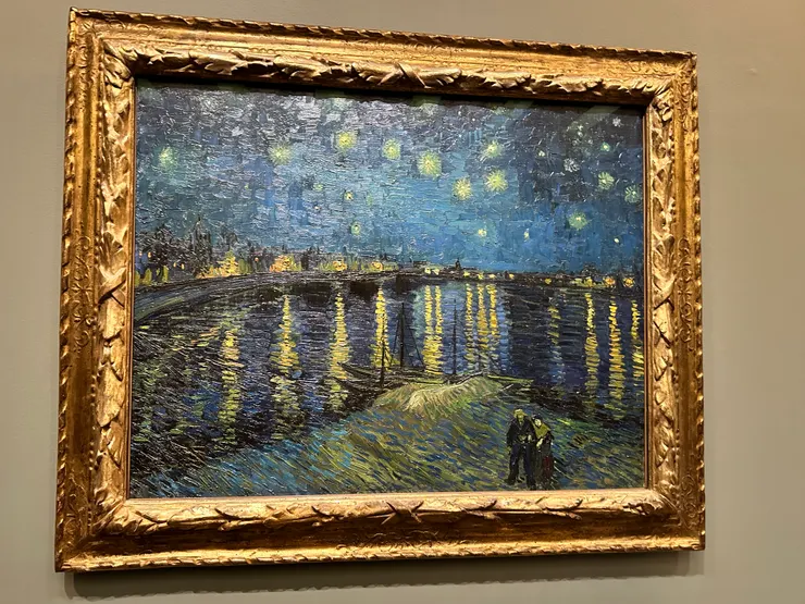 梵⾕的《隆河的星夜》