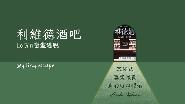 【密室逃脫】利維德酒吧