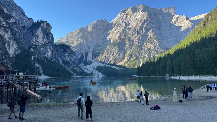 布萊斯湖 Lago di Braies 全景
