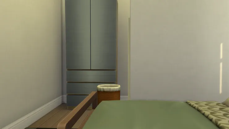 這個凹位就為衣櫃而設!