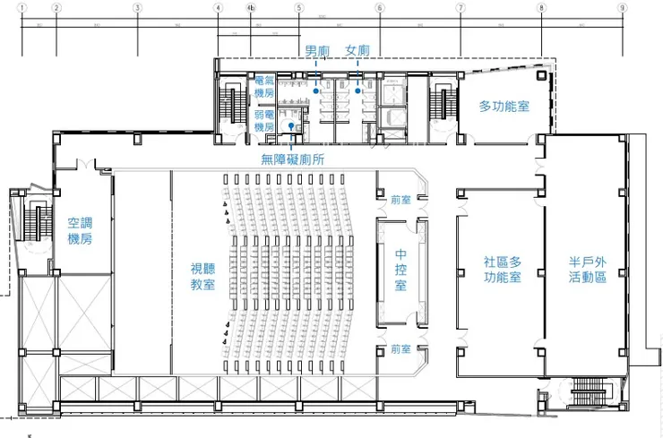 4層平面圖(圖自台北市政府工務局新建工程處)