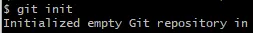 git init