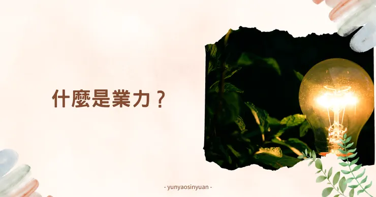 什麼是業力呢？