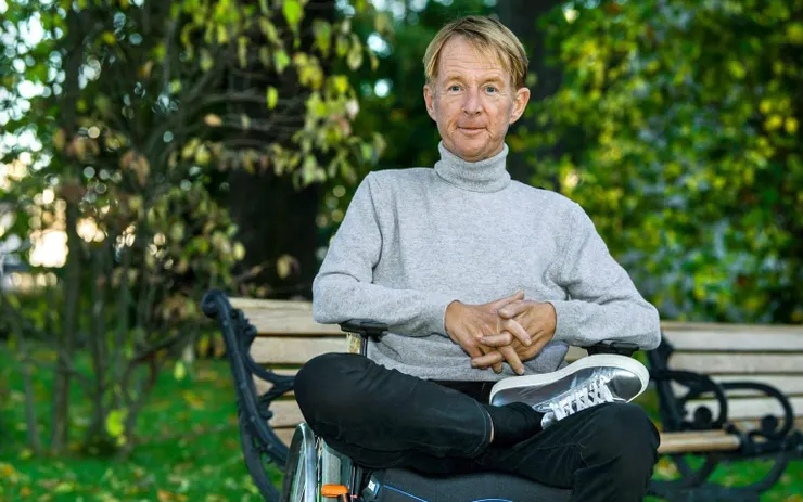 本書裡沒有作者比約恩晚期的照片，所以我一直很好奇能傳遞這麼多智慧的人，該長什麼樣呢？看到這張照片時，很意外地我沒有任何懷疑，只覺得「是的、這就是接納自己後的樣子」。圖片取自網頁。