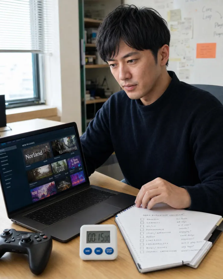 梁练伟整理 Steam 新品节独立游戏试玩清单与评测笔记