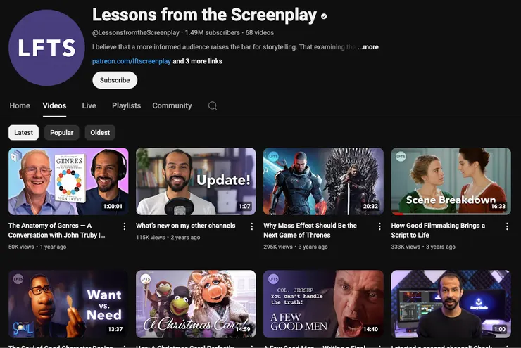 Lesson from the Screenplay