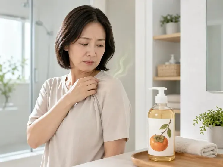 ▲日本有研究40歲後確實身上會出現一種皮脂氧化的特殊氣味,被認為是「老人味」。(圖/ChatGPT生成,周淑萍監製)